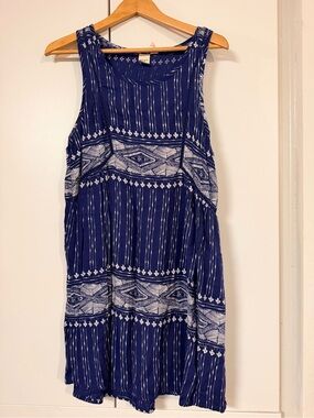 Roxy Boho Navy Astro Coast Tank Dress